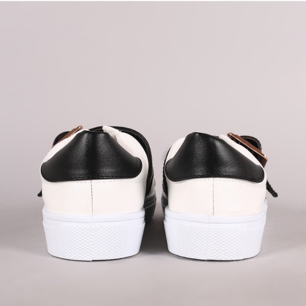2 Tone Buckle Sneakers - Picture 5 of 7